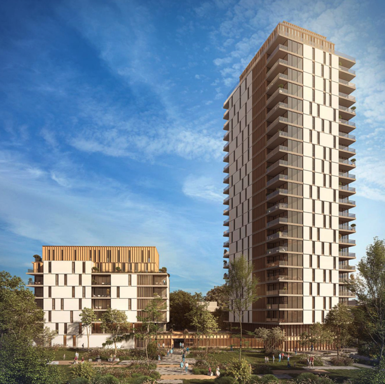 פרויקט התחדשות עירונית ברחובות אוהל שרה ואלחריזי בחולון.