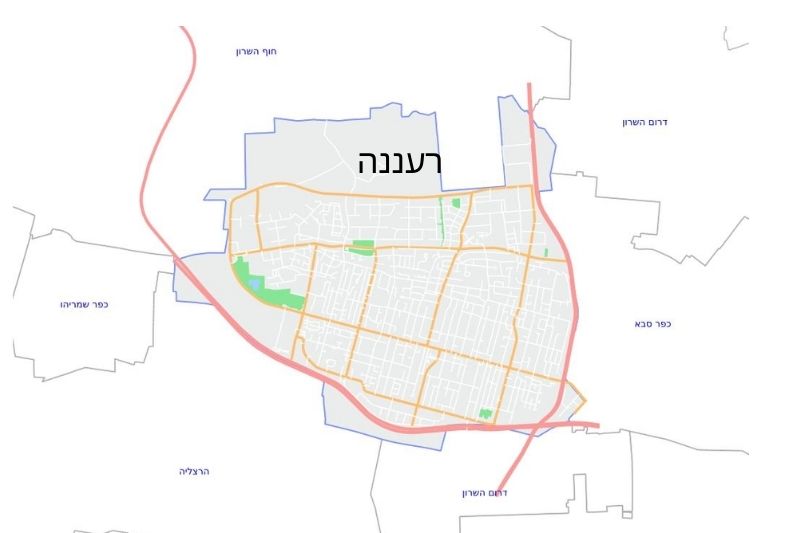 שכונות ברעננה